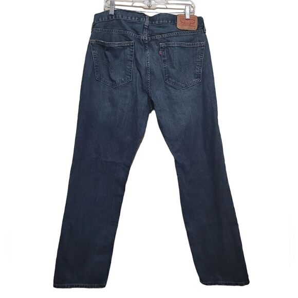 Levi Strauss Men's Blue Bootcut Jeans Sz 36x34 - Picture 2 of 10